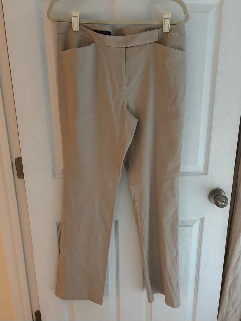 Brooks Brothers Lucia Fit Linen-Blend Trousers - Women’s Size 10 - Khaki